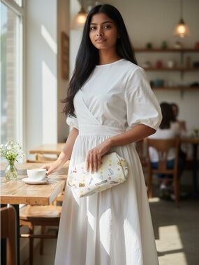 Marc Jacobs Floral Print Cosmetic Pouch